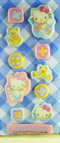 【震撼精品百貨】Hello Kitty 凱蒂貓~KITTY立體貼紙-天使