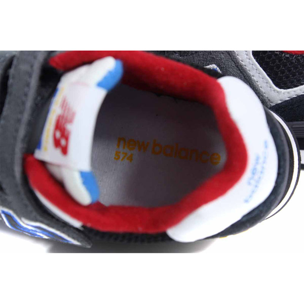 New Balance 運動鞋 魔鬼氈 黑灰色 童鞋 IV574LB1-W no034 product thumbnail 7