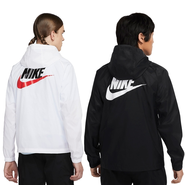 Nike Sportswear 男裝 外套 連帽 風衣 防風 梭織 輕薄 口袋 黑/白【運動世界】CZ8677-010 / CZ8677-100 product thumbnail 3