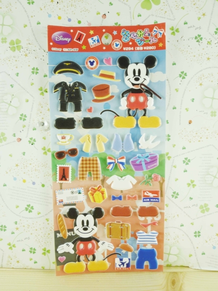 【震撼精品百貨】Micky Mouse_米奇/米妮 ~貼紙-換衣服 product thumbnail 8