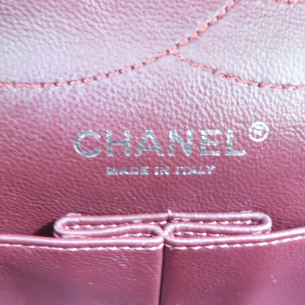 【二手名牌BRAND OFF】CHANEL 香奈兒 黑色 牛皮 2.55 32CM 單肩包 銀扣 (無卡) product thumbnail 8