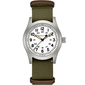 Hamilton漢米爾頓 卡其野戰系列軍事手上鍊機械腕錶 H69529913