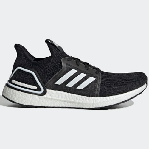 Adidas ULTRABOOST 19 男鞋 女鞋 慢跑 襪套 避震 透氣 黑 白【運動世界】 EH1014