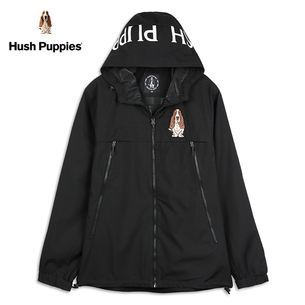 Hush Puppies 外套 男裝運動風防潑水刺繡狗連帽外套 product thumbnail 2