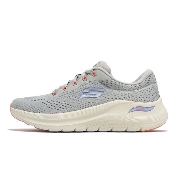 Skechers Arch Fit 2 Big League 休閒鞋 女 灰 輕量 厚底 150051LGMT 運動