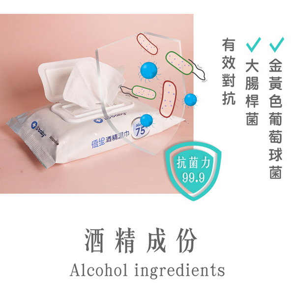 優生 酒精濕巾75%超厚型40抽 product thumbnail 4