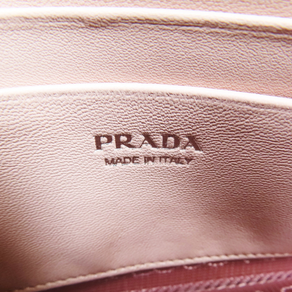 【二手名牌BRAND OFF】PRADA 普拉達 粉色 牛皮 單肩包 product thumbnail 7