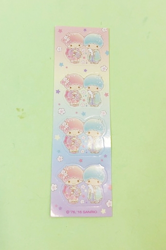 【震撼精品百貨】Little Twin Stars KiKi&LaLa Sanrio 雙星仙子紅包袋-千入羽板#84498 product thumbnail 4
