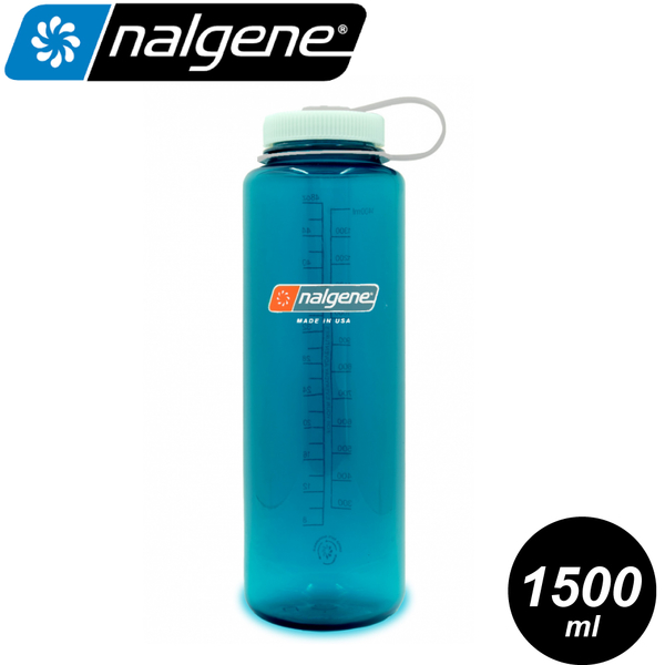 【Nalgene 美國 寬嘴水壺 1.5L (Sustain永續系列)《鱒魚綠》】2020-0648/登山健行水壺/運動水壺