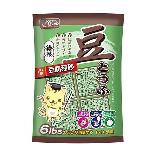 『寵喵樂旗艦店』【單包】台灣《豆腐貓砂-原味 | 綠茶 | 水蜜桃》6磅/包 貓砂用 product thumbnail 2