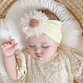 嬰兒護囟門百日兒童超彈發帶韓國女寶寶粉色公主頭飾新生嬰兒滿月 韓美e站