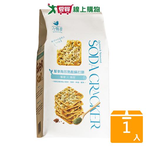 小鵲幸藜麥海苔熟麩蘇打餅152g【愛買】