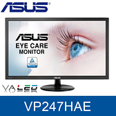 【免運費】ASUS 華碩 VP247HAE 24型 VA 螢幕 廣視角 低藍光 不閃屏 三年保固