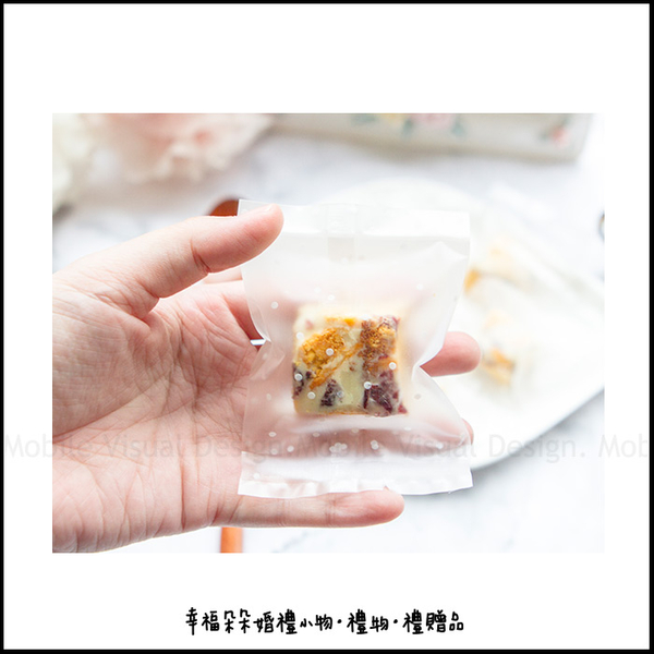 點點磨砂袋裝「手工蔓越莓雪Q餅單入」x100份+大提籃x1個(限宅配) 安佳奶油 年節送禮 二次進場