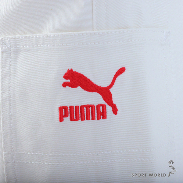 Puma 短裙 女裝 褲裙 刺繡 王淨代言款 棉 白【運動世界】62686465 product thumbnail 4