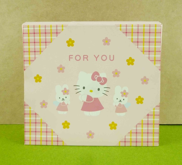 【震撼精品百貨】Hello Kitty 凱蒂貓~立體卡片-粉小兔