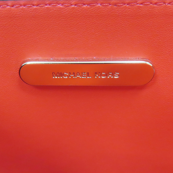 【二手名牌BRAND OFF】MICHAEL KORS 麥可寇斯 粉色*橘色 牛皮 兩用包 product thumbnail 8