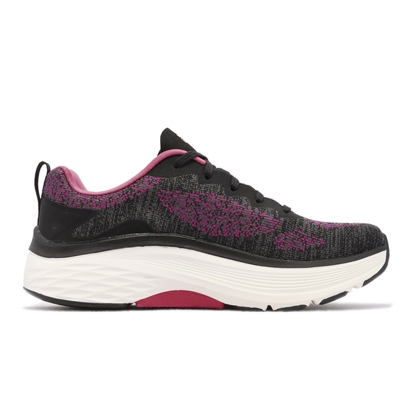 Skechers Max Cushioning Arch Fit 女款 黑粉色 運動慢跑鞋 128313BKRS【KAORACER】 product thumbnail 2