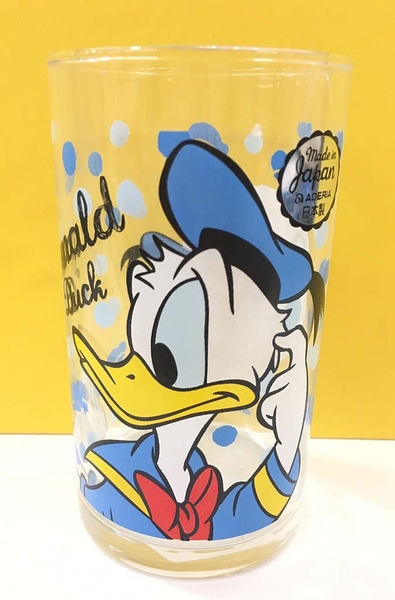 【震撼精品百貨】Donald_唐老鴨~迪士尼唐老鴨玻璃水杯(250ML)-想事情#01748