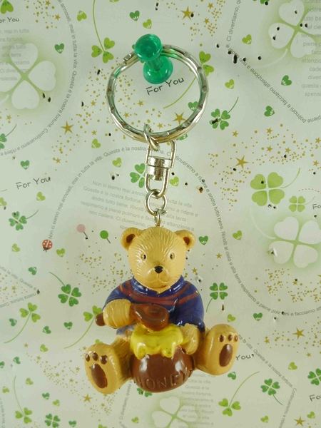 【震撼精品百貨】泰迪熊_Teddy Bear~鑰匙圈-蜜蜂