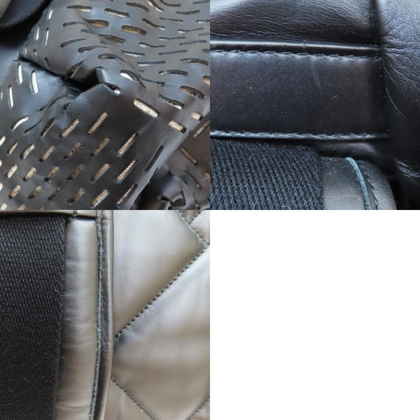 【二手名牌BRAND OFF】BOTTEGA VENETA BV 寶緹嘉 黑色 小牛皮 後背包 product thumbnail 10