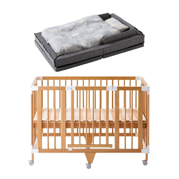 【預計6月底到貨】日本 farska 旗艦大床1+可攜式床墊13件組-升級版|嬰兒床 product thumbnail 9