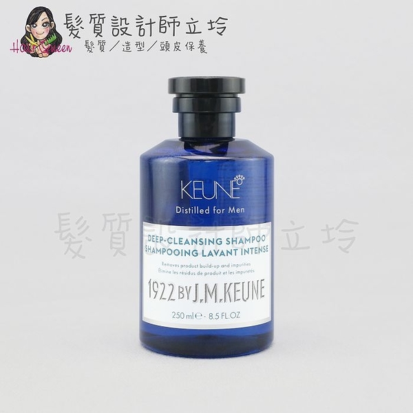 立坽『洗髮精』得洲公司貨 KEUNE肯葳 1922紳藍 終極淨化．洗250ml HS08 HH12