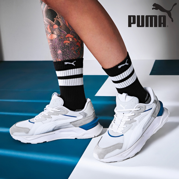 Puma 男鞋 女鞋 休閒鞋 Mirage Sport Asphalt E.SO 淺灰白藍【運動世界】38897803 product thumbnail 7