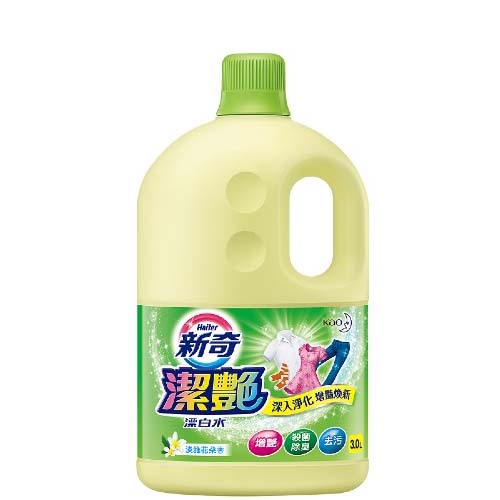 新奇潔艷漂白水淡雅花朵香3L【愛買】 product thumbnail 2