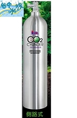 {台中水族} 台灣LE-220  鋁合金CO2鋁瓶-2L(側路式)  特價 二氧化碳 水草缸用