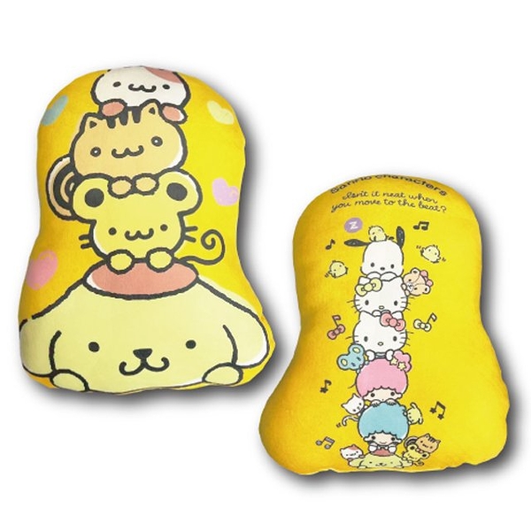 【震撼精品百貨】Pom Pom Purin 布丁狗~日本三麗鷗SANRIO 布丁狗靠墊抱枕50×30cm 堆疊款*13679