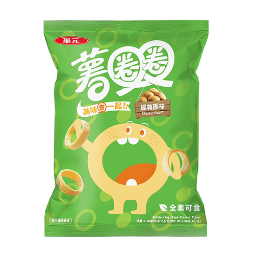 華元薯圈圈(經典原味)88G【愛買】 product thumbnail 2