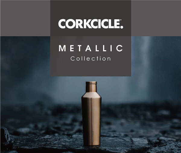 美國 CORKCICLE Metallic系列 三層真空易口瓶-270ml 古銅