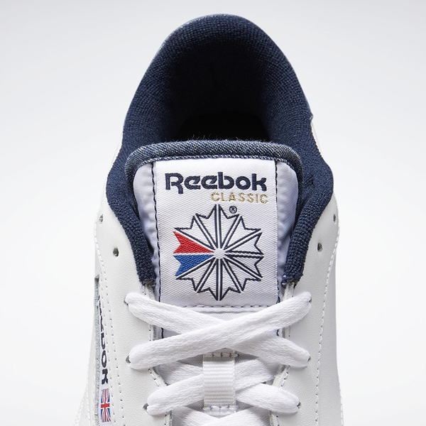 REEBOK CLUB C 85 男鞋 休閒 經典 英國國旗 牛仔布 皮革 白 藍【運動世界】FX2097 product thumbnail 7