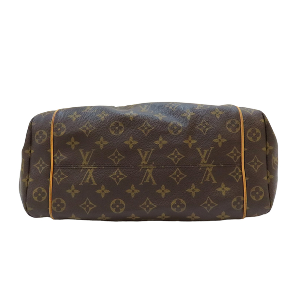 【二手名牌BRAND OFF】LOUIS VUITTON LV 路易威登 棕色 原花 塗層帆布 TOTALLY 雙帶 肩背包 M56689 product thumbnail 4