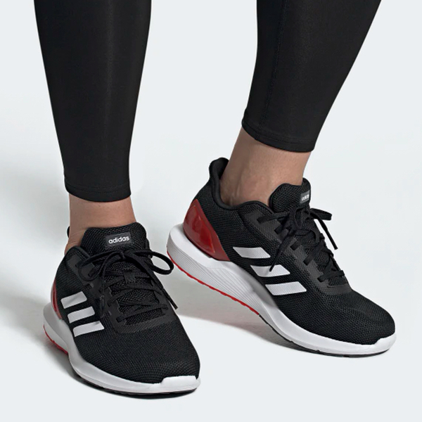 【現貨】Adidas COSMIC 2 男鞋 慢跑 休閒 輕量 透氣 黑 紅【運動世界】EE8180 product thumbnail 6