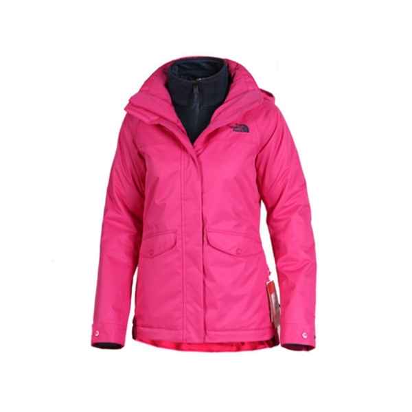 【The North Face 女款 兩件式化纖外套《粉》】364979M/戶外運動/防風透氣 product thumbnail 2