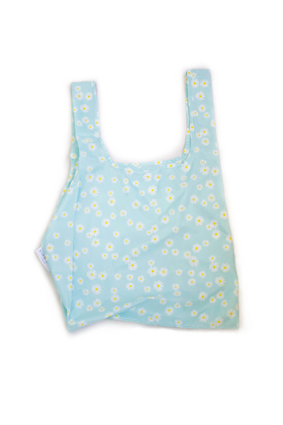 英國Kind Bag-環保收納購物袋-中-粉藍雛菊 product thumbnail 3
