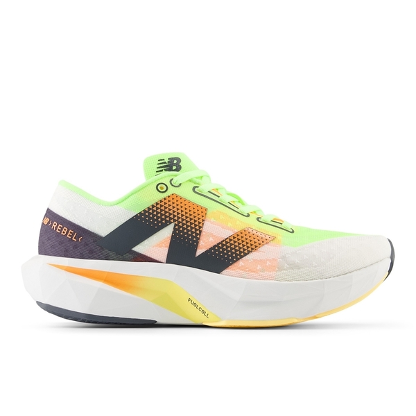 NEW BALANCE FuelCell Rebel v4 運動鞋 跑鞋 慢跑鞋 女 白綠橘 WFCXLA4