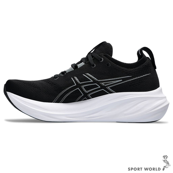 Asics 亞瑟士 男鞋 慢跑鞋 超寬楦 GEL-NIMBUS 26 (4E) 黑白【運動世界】1011B796-001 product thumbnail 3