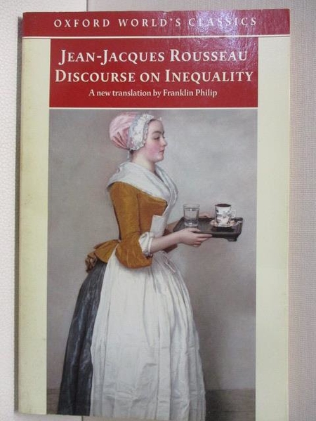 【書寶二手書T4／原文書_BBK】Jean-Jacques Rousseau Discourse on Inequality