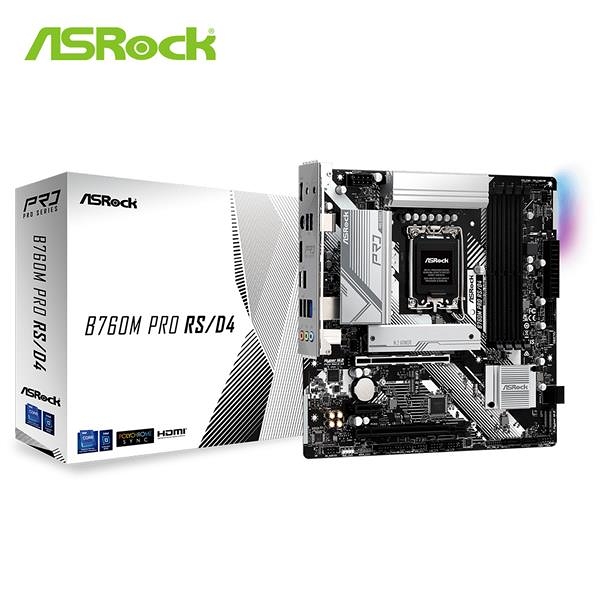 華擎 ASRock B760M PRO RS/D4 MATX INTEL主機板