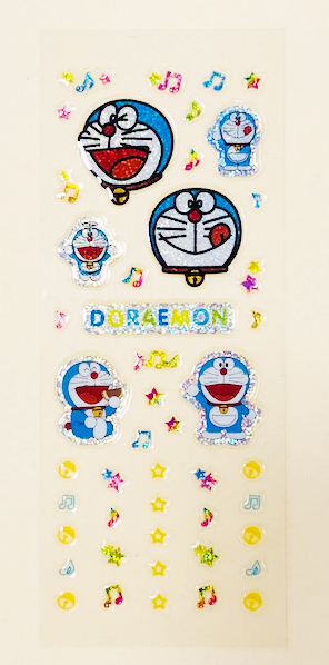 【震撼精品百貨】Doraemon_哆啦A夢~Doraemon貼紙-閃鑽小叮噹 product thumbnail 2