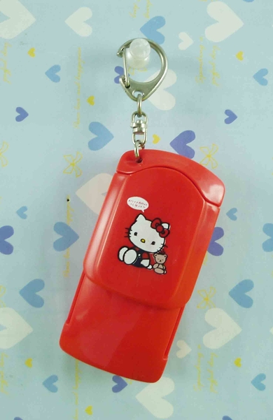 【震撼精品百貨】Hello Kitty 凱蒂貓~KITTY吊飾手電筒~紅
