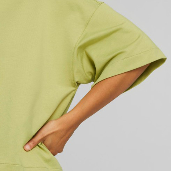 PUMA 短T 流行系列 INFUSE 綠 寬鬆 短袖 T恤 女 62144353 product thumbnail 3