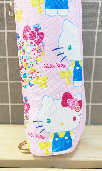 【震撼精品百貨】Hello Kitty 凱蒂貓~Hello Kitty日本SANRIO三麗鷗KITTY化妝包/筆袋-鑽石粉*12826 product thumbnail 4