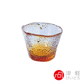 日本津輕 手作琉璃清酒杯50ml-黃 品酒必備 小酌 清酒杯 手作玻璃杯 好友聚會 好生活