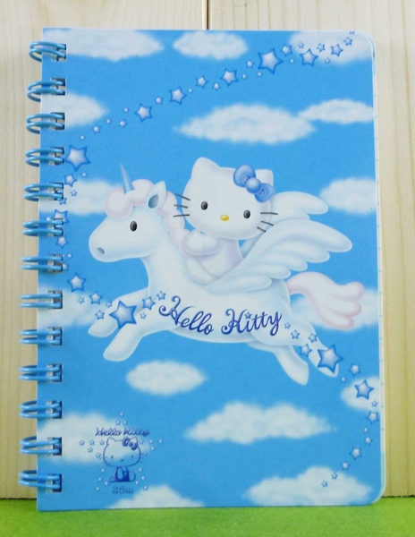 【震撼精品百貨】Hello Kitty 凱蒂貓~筆記本~25th~藍飛馬【共1款】