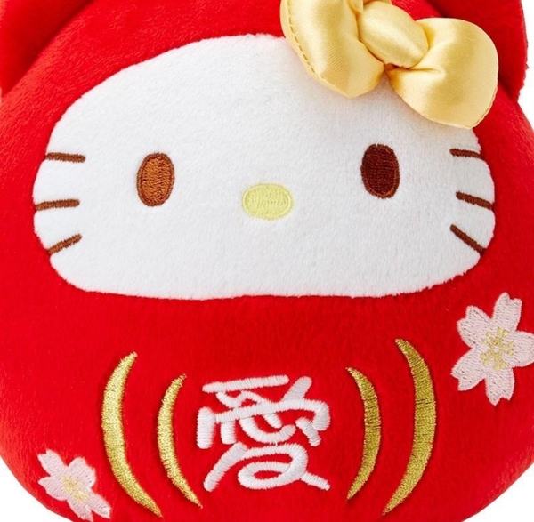 【震撼精品百貨】Hello Kitty 凱蒂貓~日本SANRIO 三麗鷗 KITTY達摩不倒翁絨毛娃娃*11457 product thumbnail 3