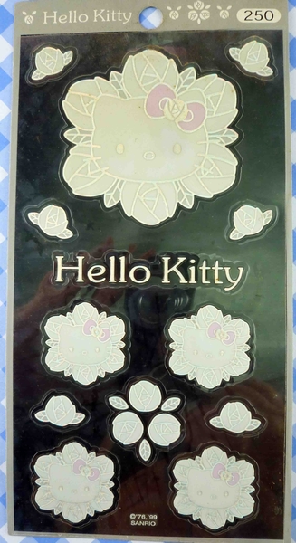 【震撼精品百貨】Hello Kitty 凱蒂貓~KITTY貼紙-蕾絲
